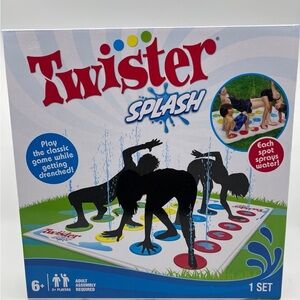 Hasbro Twister Splash Water Game for Kids Backyard Sprinkler Outdoor Games